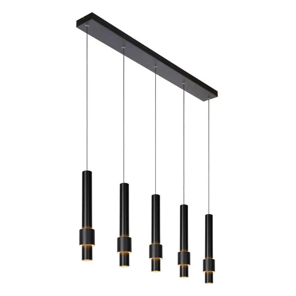 Lucide MARGARY - Pendant light - LED Dim. - 5x4,2W 2700K - Black - detail 5